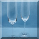 G10. Pair of Marquis by Waterford champagne flutes. 9”h - $12 